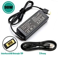 90W 0B46994 AC Adapter Charger Replacement for Lenovo ThinkPad X240 X250 X1 Carbon T440 T440s T450 T450s T460 T460s T550 T570 L540 L560 L570 Edge E431 E440 E460 Lenovo G500 G505s G510 0A36258