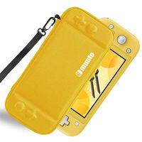 Munto Slim Carrying Case for Nintendo Switch Lite, Portable Hard Shell Protective Storage Pouch with 8 Game Cartridges Yellow