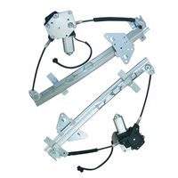 VioGi Fit Rear Driver (Left) + Rear Passenger (Right) Side Power Window Regulator w/Motor For 00-04 Dodge Dakota Quad/Crew Cab 98-03 Durango