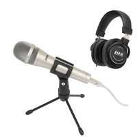 LyxPro USB Microphone with Headphone - Great for Podcasting, Skype Calling, Internet chatting