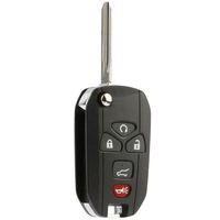 Flip Key Fob Keyless Entry Remote fits Chevy Suburban Tahoe Traverse/GMC Acadia Yukon/Cadillac Escalade SRX/Buick Enclave/Saturn Outlook (OUC60270, OUC60221)