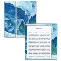 MightySkins Skin Compatible with Amazon Kindle Oasis 7" (9th Gen) - Perfect Wave | Protective, Durable, and Unique Vinyl Decal wrap Cover | Easy to Apply, Remove, and Change Styles | Made in The USA