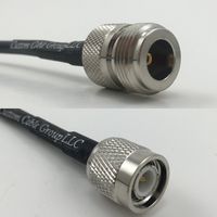 25 feet RFC240 KSR240 N FEMALE to TNC MALE Pigtail Jumper RF coaxial cable 50ohm High Quality Quick USA Shipping