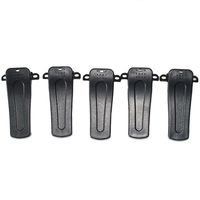GoodQbuy 5PCS Replacement Radio Belt Clip Clamp Clinch Hook Bracket for Baofeng Two Way Radio H777 BF-666S BF-777S BF-888S BF-999S