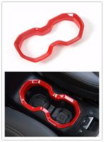 Dwindish Red ABS Car Drink Cup Holder for Jeep Renegade 2015 Up