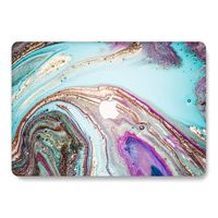 One Micron Compatible MacBook 12 Inch Case Plastic Pattern Hard Case Shell Compatible MacBook 12 Inch with Retina Display(Model: A1534)-Blue Purple Marble#1