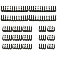 ToToT 24PCS Cable Comb Set 4PCS 24-pin 12PCS 8-Pin and 8PCS 6-pin Cable Comb for 2.5-3.0 mm Cables Black