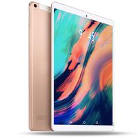 Android Tablet 10 inch with SIM Card Slot Unlocked - IPS Screen 3G Phablet with WiFi GPS Bluetooth Tablets (Gold)