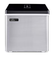 Luma Comfort Portable Clear Ice Maker 28 lb Daily, Perfect Countertop Icemaker Machine, IM200SS Stainless Steel