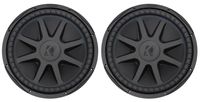 (2) Kicker 44CVX152 Comp VX CVX 15" 4000w Car Subwoofers Subs CVX15-4 44CVX15-4