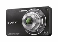 Sony DSC-W350 14.1MP Digital Camera with 4x Wide Angle Zoom with Optical Steady Shot Image Stabilization and 2.7 inch LCD (Black)