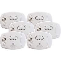 First Alert Carbon Monoxide Detector, Battery Operated, 6-Pack, CO400