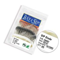BAEASU 200PCS 1N4007 DO-41 Rectifier Diode 1A 1200V