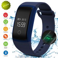 LogHog Fitness Tracker,IP67 Waterproof Sports Smart Wristband with Blood Oxygen Monitor/Blood Pressure/Heart Rate Monitor for Android or iOS Price.(Blue)