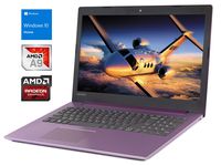 Lenovo Ideapad 330 (81D600TCUS) Laptop, 15.6" HD Display, AMD A9-9425 Upto 3.7 GHz, 8GB RAM, 256GB SSD, DVDRW, HDMI, Card Reader, Wi-Fi, Bluetooth, Windows 10 Home - (Purple)