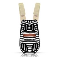 COODIA Legs Out Front Pet Dog Carrier Front Chest Backpack Pet Cat Puppy Tote Holder Bag Sling Outdoor (M, Color Black)