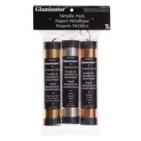 Xyron Glaminator Transfer Foil, Rolls, Metallic, 3 Pack (628133)