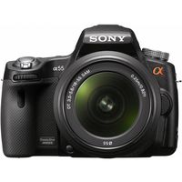 Sony a55 DSLR Camera with 18-55mm zoom lens