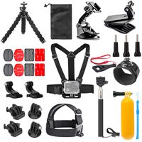 Neewer 28-in-1 Action Camera Accessory Kit for GoPro Hero 7/6/5/4/3+/3/2/1 Black Sliver Fusion/AKASO Brave 4/5, V50 Pro, EK5000, EK7000, EK7000 Plus/SJCAM/DBPOWER/APEMAN and More for Outdoor Sports