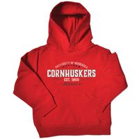 NCAA Nebraska Cornhuskers Toddler Pullover Hood, 2 Toddler, Red