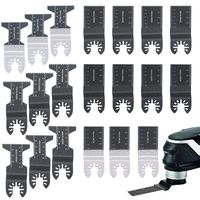 Acoala 20pcs Oscillating Tool Blades Wood Metal Oscillating Saw Blades Multitool Blades Cutting Blades