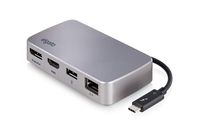 Elgato Thunderbolt 3 Mini Dock - with built-in Thunderbolt cable, 40 Gb/s, dual 4K support, USB 3.1 Gen 1, Gigabit Ethernet (Renewed)