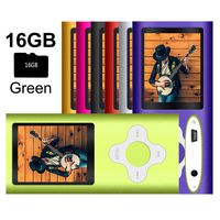 G.G.Martinsen White on Green Versatile MP3/MP4 Player with a Micro SD Card, Support Photo Viewer, Mini USB Port 1.8 LCD, Digital MP3 Player, MP4 Player, Video/Media/Music Player