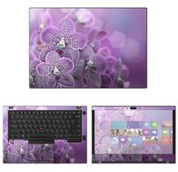decalrus - Protective Decal Floral Skin Sticker for Lenovo ThinkPad T480 (14" Screen) case Cover wrap LEthnkpadT480-207