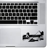 StickAny Palm Series Egypt Landscape Sticker for MacBook Pro, Chromebook, and Laptops (Black)