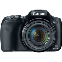 Canon PowerShot SX520 HS 16MP Digital Camera with 42x Optical Image Stabilized Zoom with 3-Inch LCD, Black (Renewed)