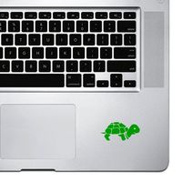 StickAny Palm Series Turtle Logo Sticker for MacBook Pro, Chromebook, and Laptops (Green)