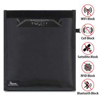 Waterproof EMF Protection Faraday Bag Phone/iPad Holster Signal Blocking Bag - Signal Blocking, Anti-Tracking, Anti-Spying, Radiation Protection for WiFi, Key Fobs and Credit Cards (13.8X17.7 inch)