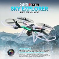 GPS FPV RC Drone FX-8G with Camera Live Video and GPS Return Home Quadcopter with Adjustable Wide-Angle 1080P HD WiFi Camera- Follow Me, Altitude Hold, Aerial Photography Beginner Drone (1080P)