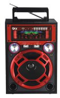 QFX CS-116RED Karaoke Multimedia Speaker - Red