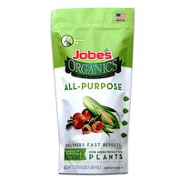 Jobe's Organics 09521 EMW7493448 Purpose Fertilizer with Biozome, 4-4-4 Organic, 1.5 lb