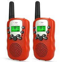 DIMY Best Toys for 4-5 Year Old Girls, Walkie Talkies for Kids Toys for 3-12 Year Old Girls Birthday Gifts for Girls Age 4-8 Orange DJ84