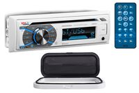 Boss MR508UABW 1-Din Marine Bluetooth Receiver MP3/CD AM/FM+Splash Guard+Remote