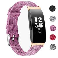 EZCO Bands Compatible with Fitbit Inspire HR & Inspire, Woven Fabric Breathable Watch Strap Quick Release Replacement Wristband Accessories Women Man Compatible with Inspire Smart Watch