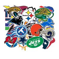 Football Stickers - NFL Logo Vinyls Stickers for Laptop,Kids,Cars,Motorcycle,Bicycle,Skateboard,Luggage,Hydro Flask Stickers (82PCS)