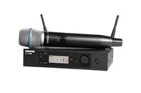 Shure GLXD24R/B87A-Z2 Rechargeable Wireless System with BETA87A Vocal Microphone, Half Rack
