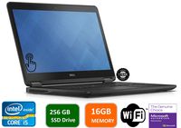 Dell Latitude E7450 14" Touchscreen Ultrabook, Intel i5 5200U 2.2Ghz, 16GB DDR3 RAM, 256GB SSD Hard Drive, 1080p FHD, HDMI, Webcam, Windows 10 (Renewed)