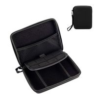 OOTSR Carrying Storage Case Compatible for Nintendo 2DS, Waterproof Travel Hard Protective Case Replacement for Nintendo 2DS, Black