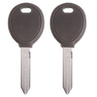 SCITOO Compatible with Keyless Entry Kit, 2 New Uncut Key Fob Replacement Transponder Chip Ignition Key 46 Blank Blade Tan Head 04-16 Jeep Patriot Commander 5102247AA