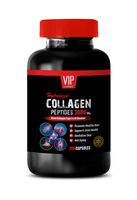 Tendon Health Supplements - Collagen PEPTIDES HYDROLYZED 3000 Mg - GMO Free - hydrolyzed Collagen Supplements - 1 Bottle 120 Capsules