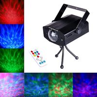 DuaFire Laser Lights, 7 Colors Led Stage Party Light Projector, Strobe Water Ripples Lighting for Wedding, Home Karaoke, Club, Bar, Disco and DJ