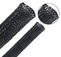 Bsioff 25ft 1/2 inch Expandable Wire Cable Sleeving Sheathing Braided Loom Tubing for Braided Wire Sleeve Management Cord Protecto Cable sleeving and USB Charger Cable Power Cord Audio Video Cable