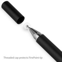 iPhone 6 Plus Stylus Pen, BoxWave [FineTouch Capacitive Stylus] Super Precise Stylus Pen for Apple iPhone 6 Plus - Jet Black