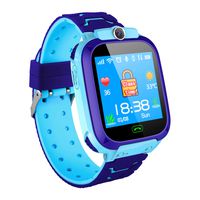 SZBXD Kids Smart Watches Phone, GPS Tracker Camera Touchscreen Smartwatch Games Flashlight SOS Alarm Clock Smart Wrist Watch Christmas Birthday Gifts for Girls Boys (Blue 2)