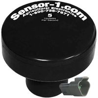 Sensor-1 DS-GPSM-TJ5-BLK 5 Hz GPS Speed Sensor, Black Housing with Tee-Jet Connector