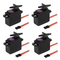 Neoteck 4 PCS MG996R Metal Gear Conponent Digital Torque Standard Servo for JR 2C RC Truck